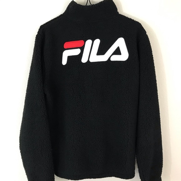 black fila sweater